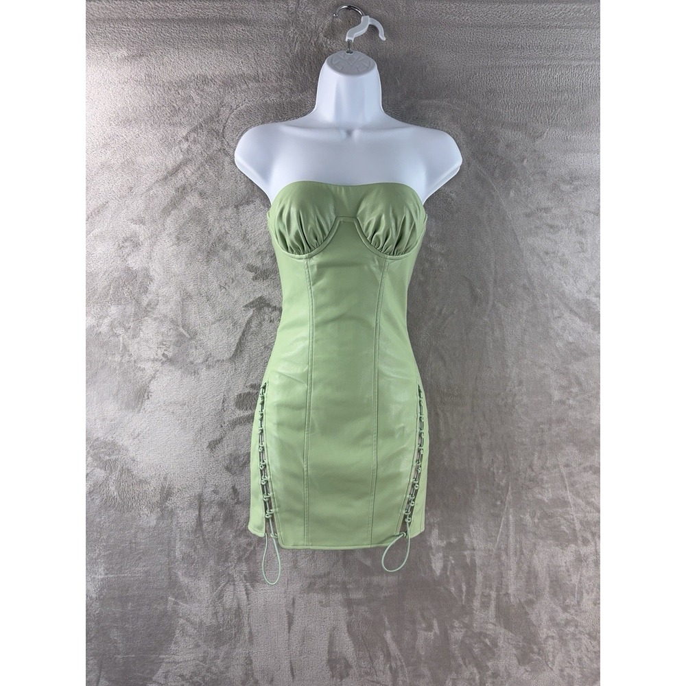 Camila Coelho Sage Mini Dress Womens Size XXS Seafoam Green Revolve Chic
